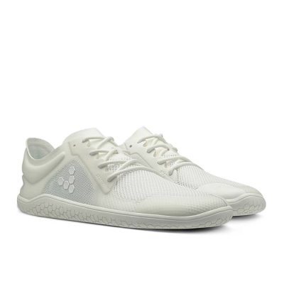 Vivobarefoot Men's Primus Lite II Vegan Shoes - White USA [FMT024739]